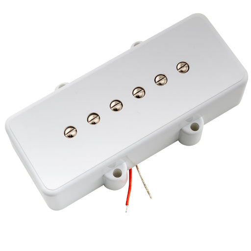 artec alnico 5 single coil bridge pickup 9k for jazzmaster style electric guitar white mx2987whp