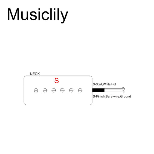 Size of artec asa90 alnico 5 soapbar type p90 single coil pickup electric guitar neck pickup 7 5k mx2989bkp