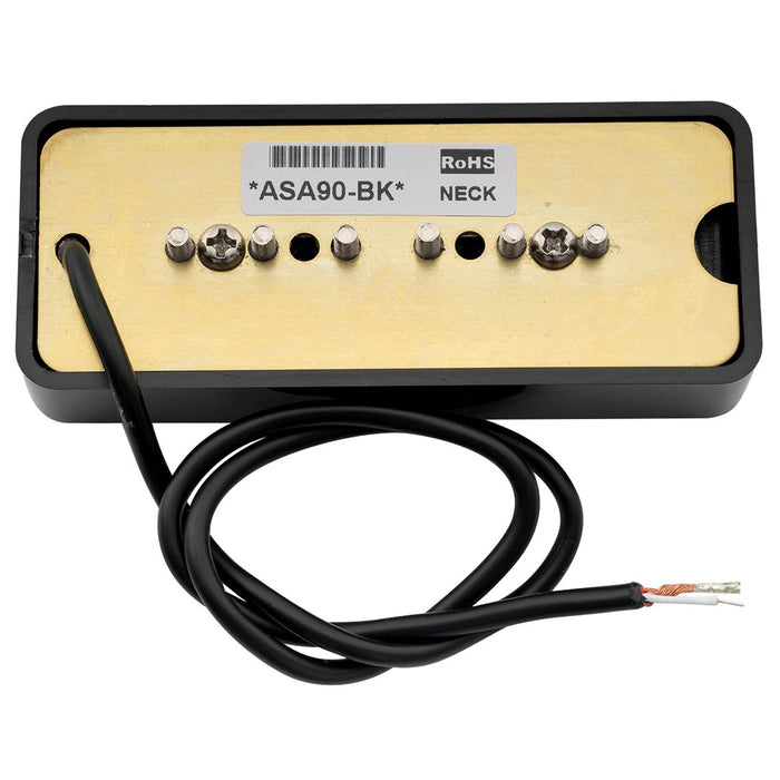 Part of artec asa90 alnico 5 soapbar type p90 single coil pickup electric guitar neck pickup 7 5k mx2989bkp