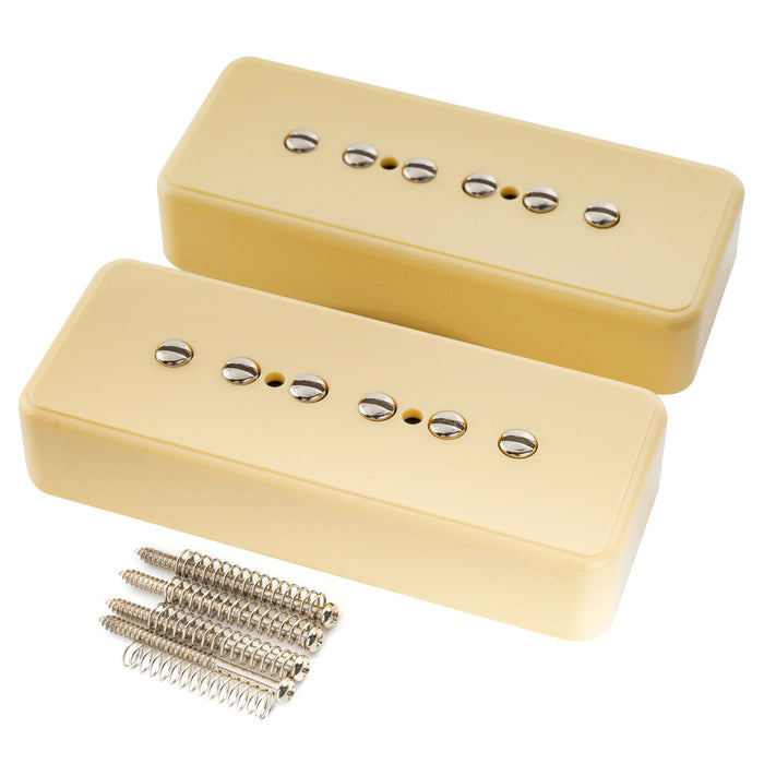 Artec ASA90 Alnico 5 Soapbar Type P90 Single Coil Pickup Electric Guitar Neck Bridge Pickups Set 7.5K