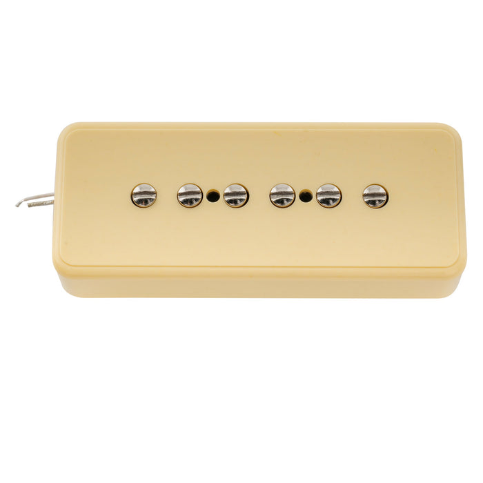 artec asa90 alnico 5 soapbar type p90 single coil pickup electric guitar neck pickup 7 5k mx2989bkp cream