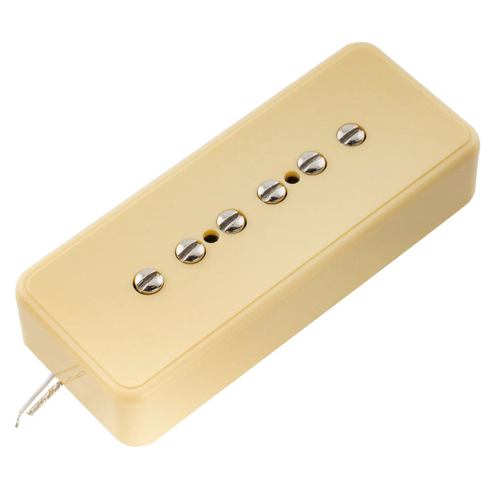 artec asa90 alnico 5 soapbar type p90 single coil pickup electric guitar neck pickup 7 5k mx2989bkp cream