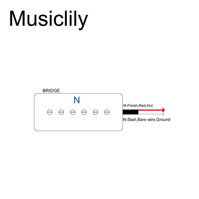 Size of artec asa90 alnico 5 soapbar type p90 single coil pickup electric guitar bridge pickup 7 5k mx2989bkp