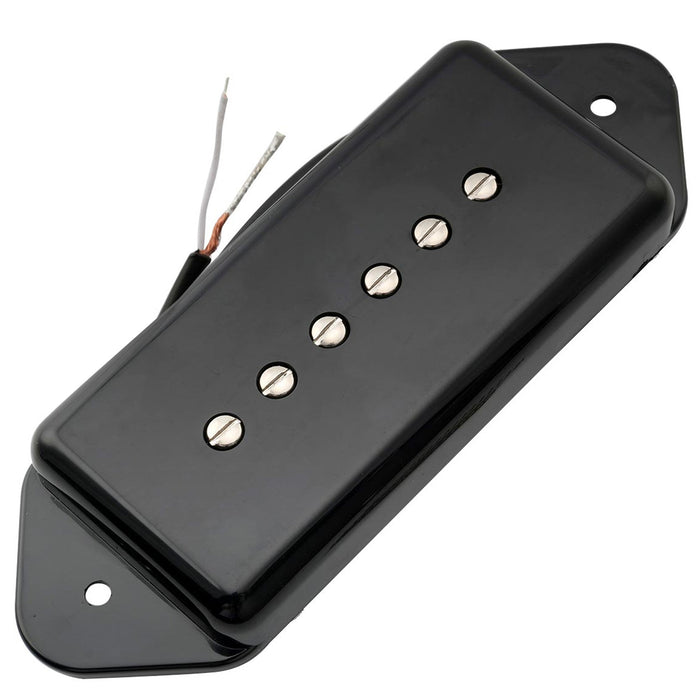 artec asa91 alnico 5 dog ear p90 single coil pickup electric guitar neck pickup 7 5k mx2991bkp