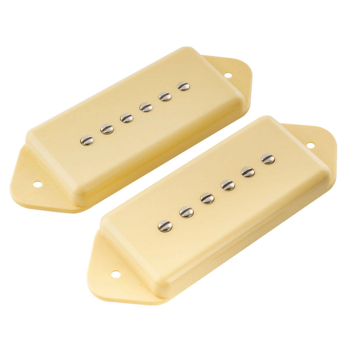 artec asa91 alnico 5 dog ear p90 single coil pickup electric guitar neck bridge pickups set 7 5k mx2991bkmx2992bk cream