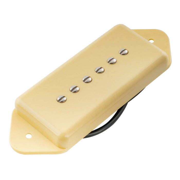 artec asa91 alnico 5 dog ear p90 single coil pickup electric guitar neck pickup 7 5k mx2991bkp cream