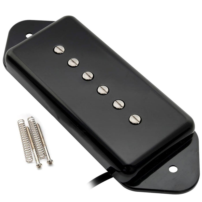 artec asa91 alnico 5 dog ear p90 single coil pickup electric guitar bridge pickup 7 5k mx2991bkp details