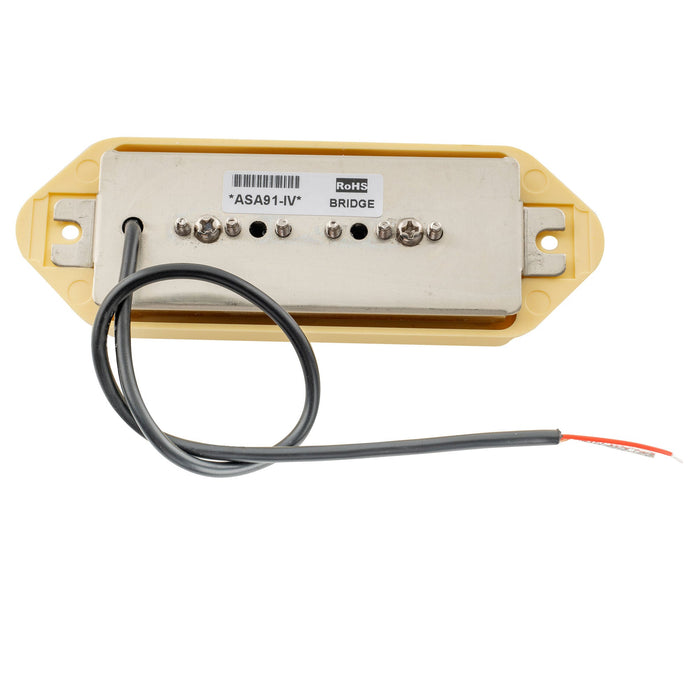 artec asa91 alnico 5 dog ear p90 single coil pickup electric guitar bridge pickup 7 5k mx2991bkp cream