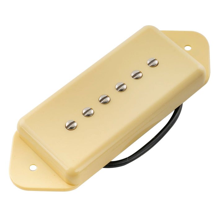 artec asa91 alnico 5 dog ear p90 single coil pickup electric guitar bridge pickup 7 5k mx2991bkp cream