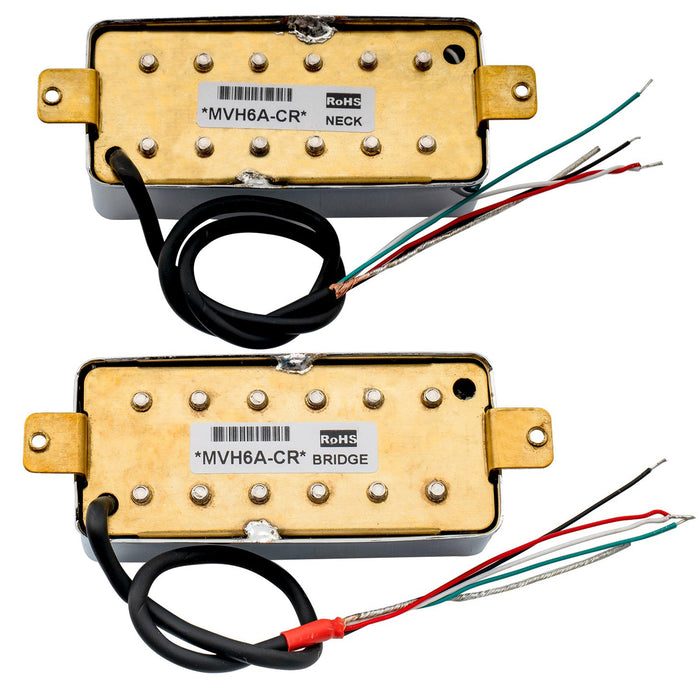 Part of artec mvh6a alnico 5 neo traditional h filtertron style humbucker electric guitar neck bridge pickups set mx2997crmx2998cr