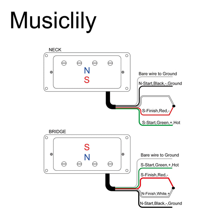 Size of artec mvba4 alnico 5 covered humbucker neck bridge pickups set for lp or epi style 4 string electric bass mx3002crmx3003cr