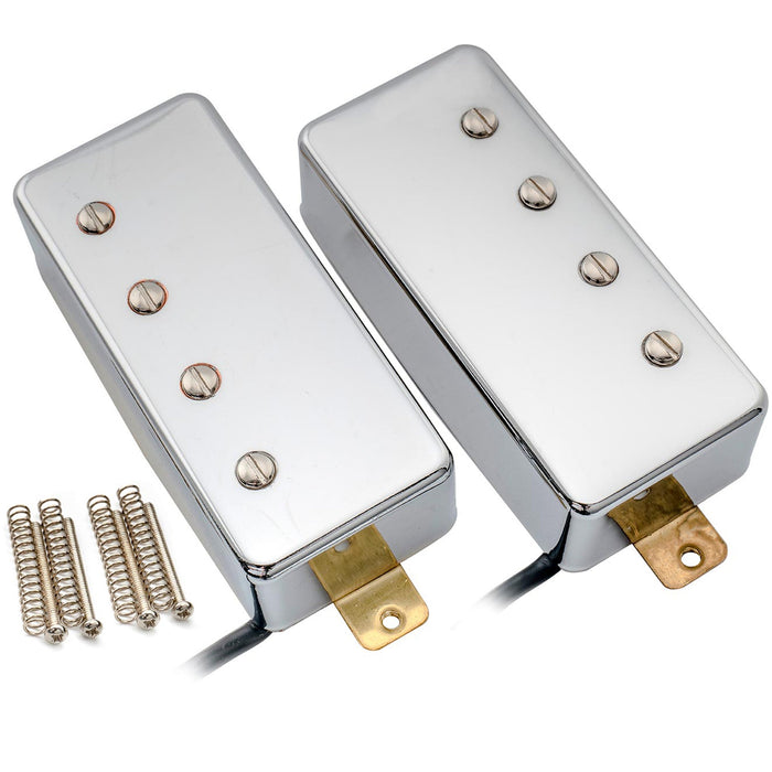 artec mvba4 alnico 5 covered humbucker neck bridge pickups set for lp or epi style 4 string electric bass mx3002crmx3003cr details