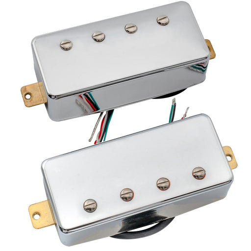 artec mvba4 alnico 5 covered humbucker neck bridge pickups set for lp or epi style 4 string electric bass mx3002crmx3003cr