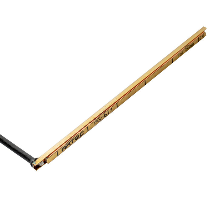 detail of artec pg617 transducer ceramic piezo pickup for classical guitar 58mm x 2 6mm mx3007