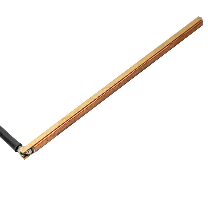 detail of artec pg517 transducer ceramic piezo pickup for 5 string acoustic bass 53mm x 2 6mm mx3010