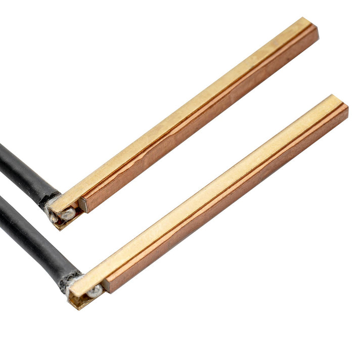 detail of artec pg303 2 separated transducer ceramic piezo pickup for 3 3 split bridge acoustic guitar 2 6mm mx3013