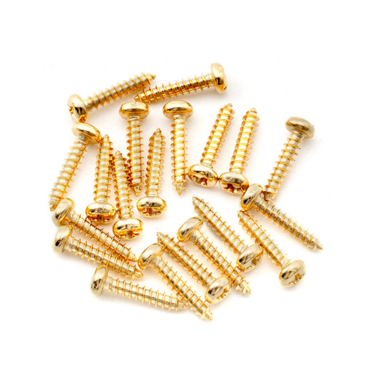 musiclily ultra 2 1x10mm stainless steel pan head mounting screws for acoustic electric guitar bass tuners machine heads 2 pcs0 mx3030 20p