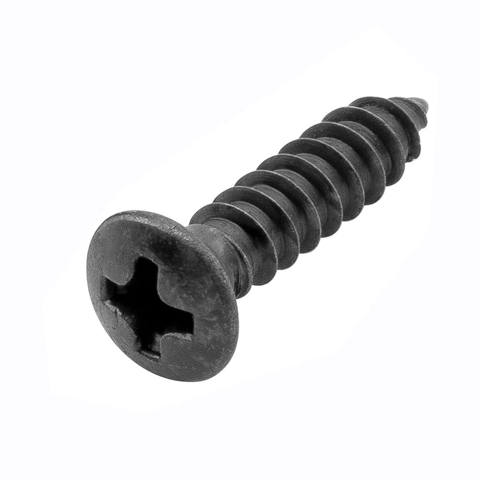 musiclily ultra 2 5 12mm stainless steel countersunk screws for guitar parts wood mounting mx3033p, black