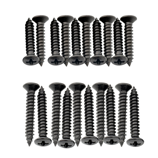musiclily ultra 2 5 15mm and 2 5 18mm stainless steel countersunk mounting screws set for electric guitar bass humbucker pickup ring mx3034 10mx3035 10p