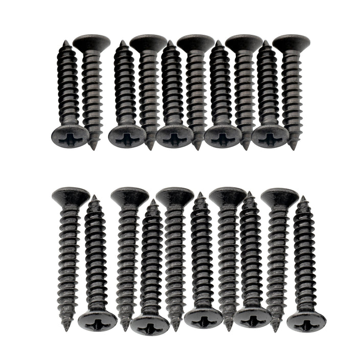 musiclily ultra 2 5 15mm and 2 5 18mm stainless steel countersunk mounting screws set for electric guitar bass humbucker pickup ring mx3034 10mx3035 10p