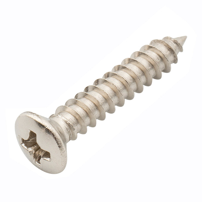 musiclily ultra 2 5x15mm stainless steel countersunk mounting screws for electric guitar bass string guide or pickup ring mx3034p