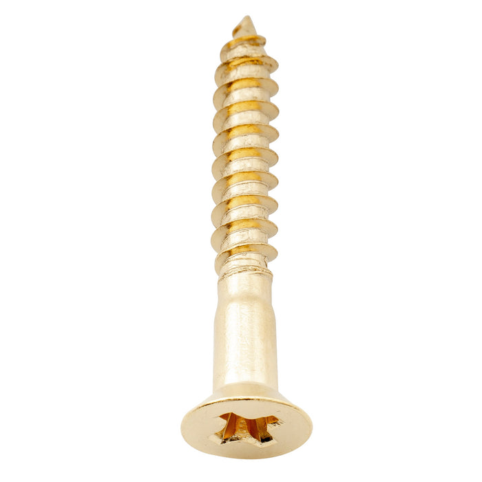 Musiclily Ultra 3,5x25mm Edelstahl-Flat Head Countersunk-Montageschrauben für Elektrogitarren- oder Bass-Brücke