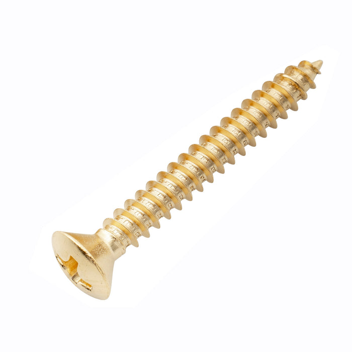 musiclily ultra 3 25mm stainless steel countersunk mounting screws for guitar or ukelele strap button mx3038p