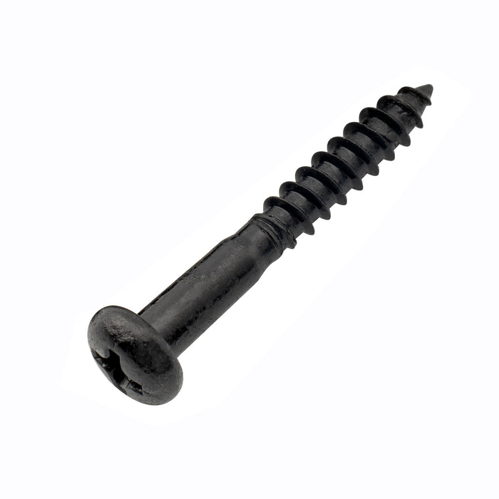 musiclily ultra 3 5 25mm stainless steel pan head mounting screws for strat style electric guitar tremolo bridge mx3039p, black