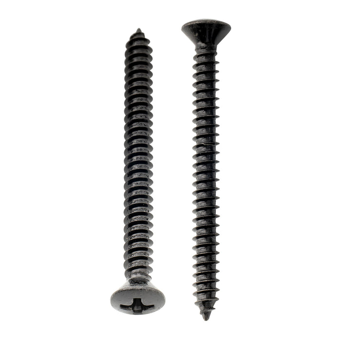 detail of musiclily ultra 4 45mm stainless steel countersunk mounting screws for electric guitar bass neck plate or tremolo bridge claw mx3040 4p