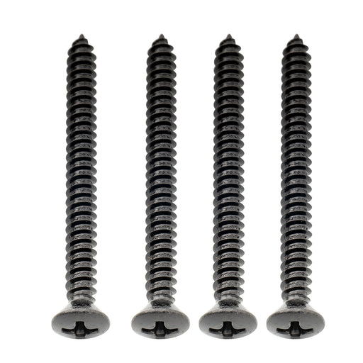 musiclily ultra 4 45mm stainless steel countersunk mounting screws for electric guitar bass neck plate or tremolo bridge claw mx3040 4p