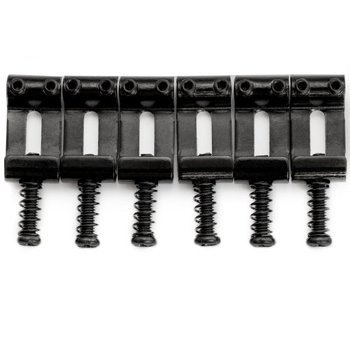 musiclily ultra 10 5mm hardened steel vintage style saddles for strat style electric guitar bridge mx3042 6p