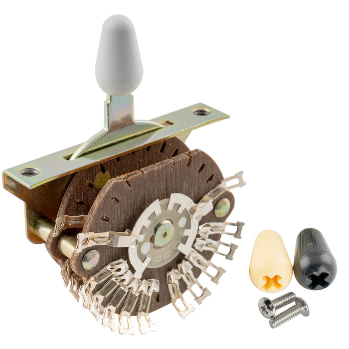 oak grigsby super 4 pole 5 way pickup selector blade switch lever switch for strat tele style electric guitar mx3069