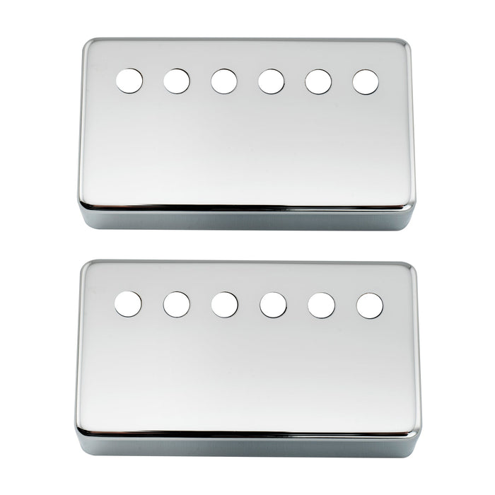 musiclily pro 49 2mm nickel silver alloy humbucker pickup covers set for american made electric guitar mx3076 2p, chrome