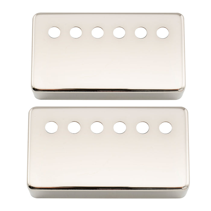 musiclily pro 49 2mm nickel silver alloy humbucker pickup covers set for american made electric guitar mx3076 2p, nickel