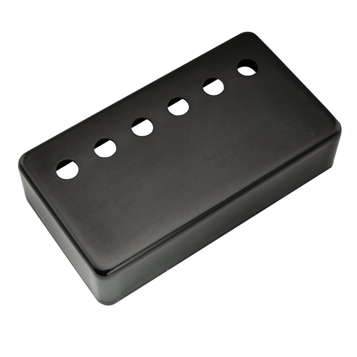 detail of musiclily pro 52mm nickel silver alloy humbucker pickup cover for imported electric guitar mx3078p