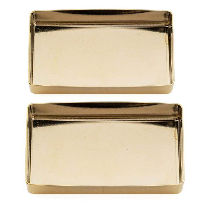 Musiclily Pro 穴なしシールド仕様 ニッケル銀合金製 ハムバッカーピックアップカバー エレキギター用 (2個セット)