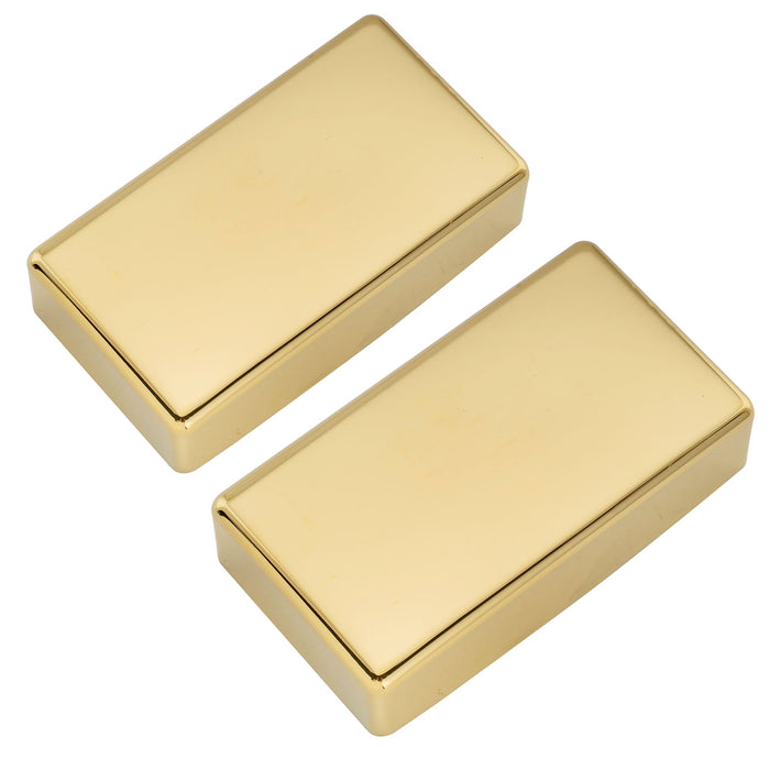 Musiclily Pro 穴なしシールド仕様 ニッケル銀合金製 ハムバッカーピックアップカバー エレキギター用 (2個セット)