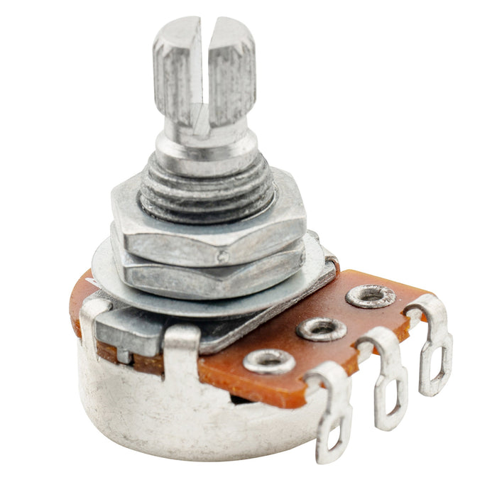 Alpha A250K Mini Pot Metric Split Short Shaft 6.5mm Audio Taper Potentiometer for Electric Guitar Bass