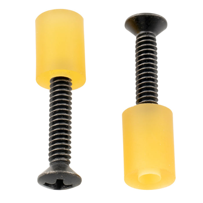 Part of musiclily ultra unc 6 32 3 4 inch stainless steel single coil pickup mounting screws and rubber tubing set for usa mexico fender strat style electric guitar mx3087 2mx2923 2p
