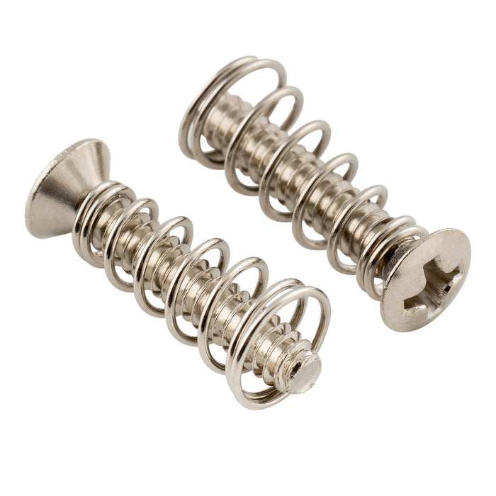 detail of musiclily ultra unc 6 32 3 4 inch stainless steel single coil pickup mounting screws and springs set for usa mexico fender strat style electric guitar mx3087 6m563 6p