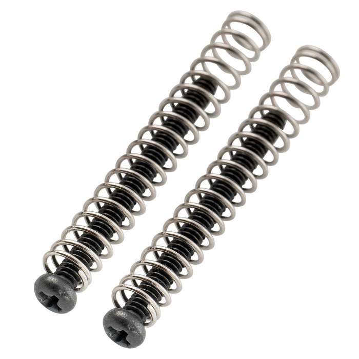 musiclily ultra unc 3 48 1 1 inch stainless steel humbucker pickup mounting screws and springs set for american made electric guitar mx3088 2m562 2p, black