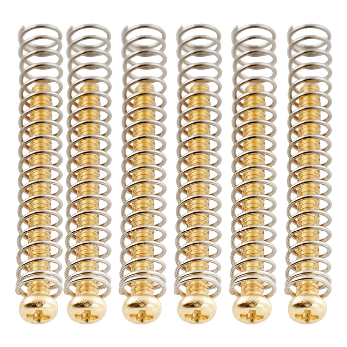 musiclily ultra unc 3 48 1 1 inch stainless steel humbucker pickup mounting screws and springs set for american made electric guitar mx3088 6m562 6p