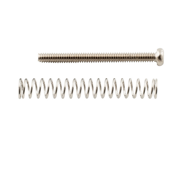 Musiclily Ultra UNC#3-48X1.1 Inch Jeu de vis et ressorts de montage pour micro humbucker en acier inoxydable pour guitare électrique américaine, lot de 6