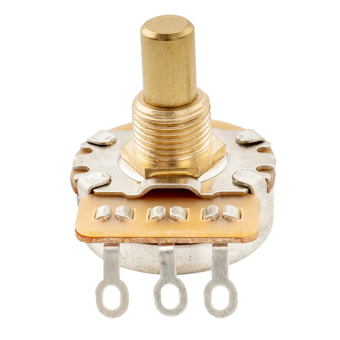 musiclily pro hd a250k full brass 1 4 inch solid short shaft pot audio taper potentiometers for electric guitar bass mx3092 details