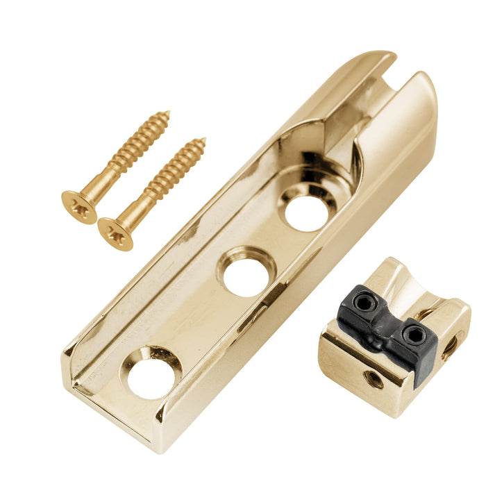 Musiclily Pro Einzelbassbrücke für die 3. und 4. Saite mit Single String Lock-Down Bassbrücke