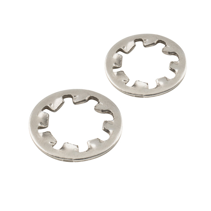 musiclily pro stainless steel m8 pots mounting star lock washers for metric guitar bass potentiometers mx3138 10, 10 pcs