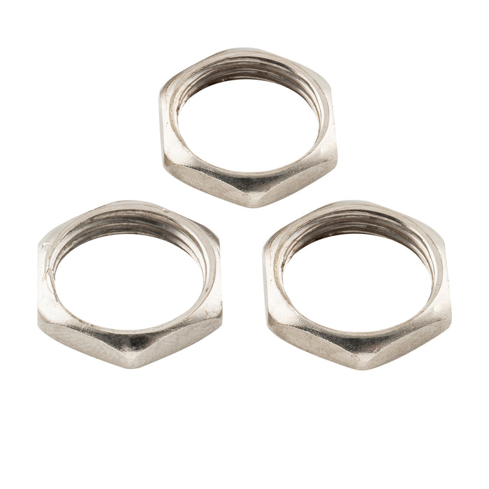 musiclily pro m12 switch mounting hex nuts for metric lp box style pickup selector toggle switch mx3139 10p, 10 pcs