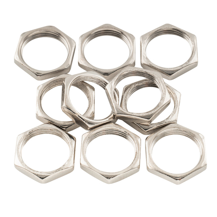 musiclily pro m12 switch mounting hex nuts for metric lp box style pickup selector toggle switch mx3139 10p, 10 pcs