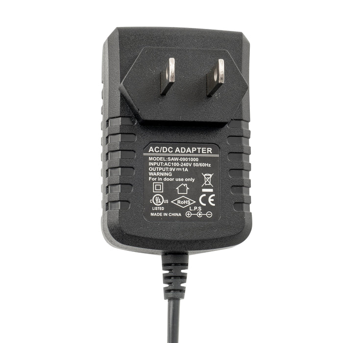 details of musiclily pro us standard power supply adapter dc 9v with 3 way daisy chain cable reverse polarity cord for guitar effect pedals mx3144us