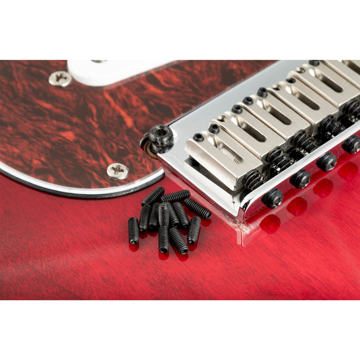 Application of musiclily ultra unf 4 48 5 16 inch stainless steel saddle height adjustment screws for usa electric guitar bridge mx3163 12p